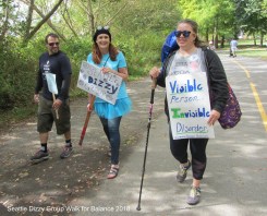 Seattle Dizzy Group Walk for Balance 2018 walking group spirit